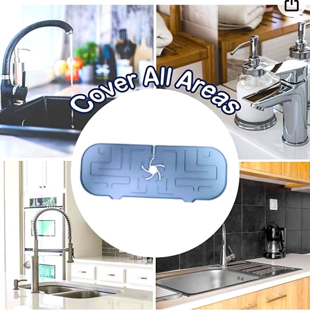 Rubber Splash Guard for Kitchen Sink Tap